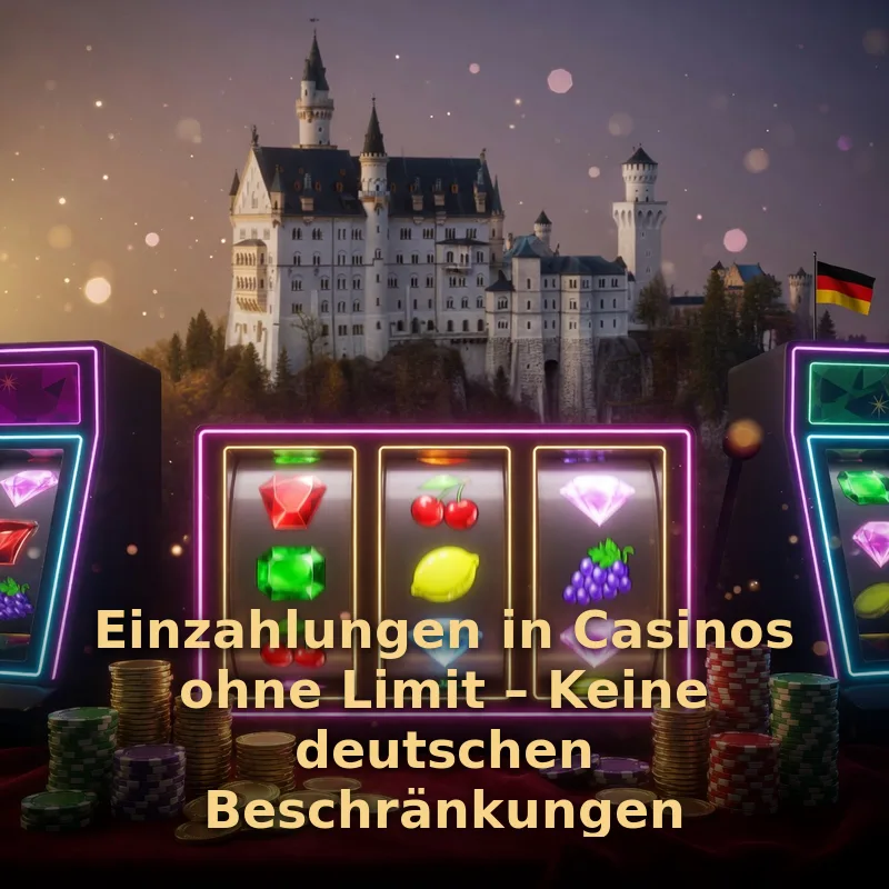 Einzahlungen in Casinos ohne Limit – Keine deutschen Beschränkungen